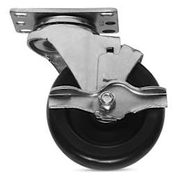 Diversified Spaces Taboret Casters - Pkg of 4, close-up of single caster