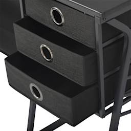 Studio Designs Eclipse Table and Stool Set, close-up of the storage drawers