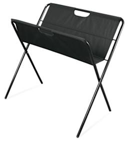 Richeson Black Canvas Print Racks - Right angled view of Large Print Rack