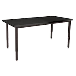 WB Mfg Lobo Tables - Left angle view of Chemical Resist top table
