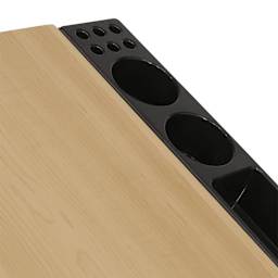 Studio Designs Craft Center Set, close-up of the side table tray