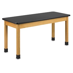 Diversified Spaces Plain Apron Tables - Angled view of Table with Plastic Laminate top