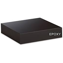 Diversified Spaces Plain Apron Tables - Cross cut of section of Epoxy top