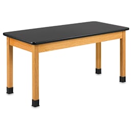 Diversified Spaces Plain Apron Table - Epoxy Resin Top, 30" x 60"