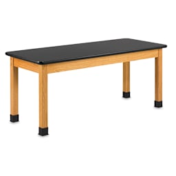 Diversified Spaces Plain Apron Table - Epoxy Resin Top, 24" x 72"