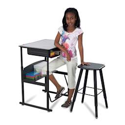 Safco AlphaBetter Stand-Up Desk - Premium Top with Book Box