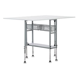 Studio Designs Hobby Table - Angled view with table panels raised