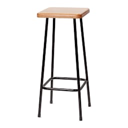 Richeson Lyptus and Steel Stool - 30"H, Square
