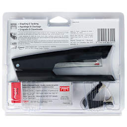 Maped Stapler Combo Set, back of the packaging