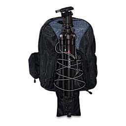 Sienna Plein Air Backpack (Back, shown with sample tripod)