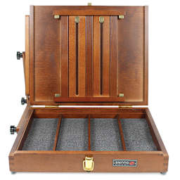 Sienna Pastel Pochade Box - Front view of open Box
