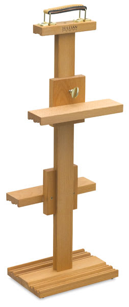 Jullian Canvas/Panel Holder - Angled view showing adjustable holders
