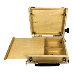 Guerrilla Painter ThumBox V4.0, opened showing the interior lid slid to the side