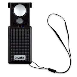 Iwata LED Light and Magnifier - Shown upright
