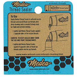 Iwata Medea Thread Sealer (Back of package)