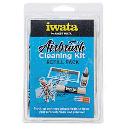 Iwata Airbrush Cleaning Kit Refill Pack - front of packaging