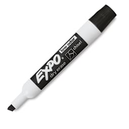 Expo Dry Erase Low Odor Markers - Chisel Tip, Black