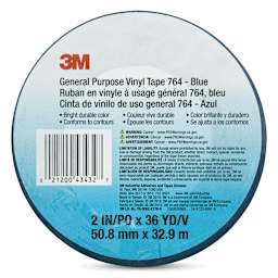 3M General Purpose Vinyl Tape 764 - 2" x 36 yd (Label side of tape roll)