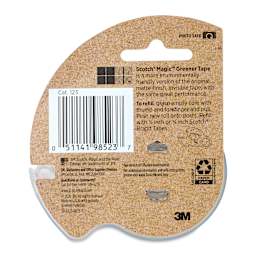 Scotch Magic Greener Tape (Back of package)