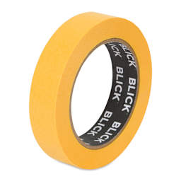Blick Ultimate Masking Tape - Yellow, 24 mm x 60 yds, showing width and surface of tape