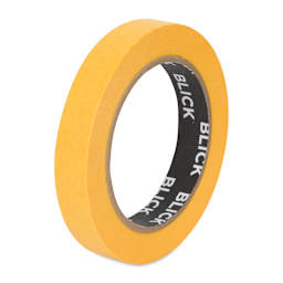 Blick Ultimate Masking Tape - Yellow, 18 mm x 60 yds, showing width and surface of the tape