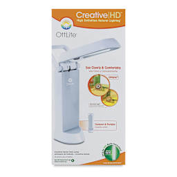 OttLite TrueColor Task Lamp - Front of package
