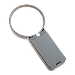 Carson Illuminated Handheld LED Lighted Magnifier - 3"Dia. (Back)
