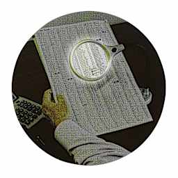 Desktop LED Magnifier, Round Bifocal Lens