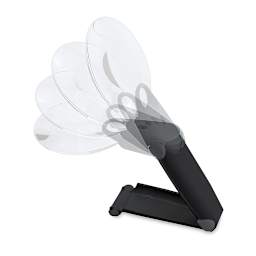 FreeHand Lighted Magnifier - Motion shot showing range of Magnifier