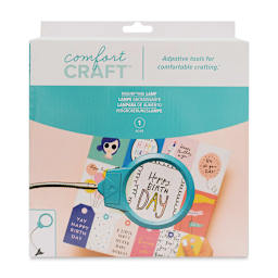 We R Memory Keepers Comfort Craft Magnifying Lamp (Front of packaging)
