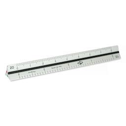Alvin Triangular Shaped Engineer Scale - 4", 1:10 side