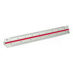 Alvin Triangular Shaped Engineer Scale - 4", 1:30 side