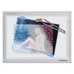 Artograph LED LightPad - 12" x 17" top view with sketch