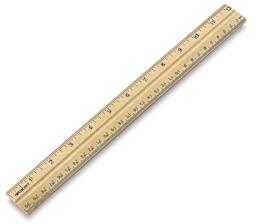 Wooden School Ruler