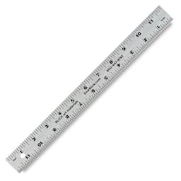 Blick Aluminum Ruler - Angled view