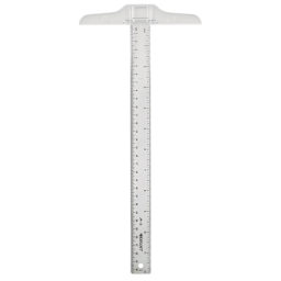 Westcott Junior T-Square - Front view of T-Square shown vertically