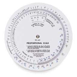 Westcott Proportional Scale - Top view of Small 5" scale
