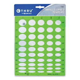 Westcott Ellipse Template - #2 Small - front of packaging