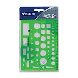 Westcott General Purpose Template - 4-1/2" x 6"