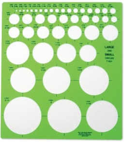 Circle Templates Large & Small Circles Templates - Peggable