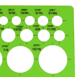 Circle Templates Large & Small Circles Templates - Peggable