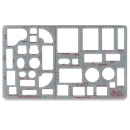 Chartpak Pickett Architectural Template for House Furnishings