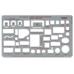 Chartpak Pickett Architectural Template for House Furniture