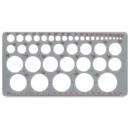 Chartpak True Metric Circles Template