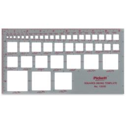 
Pickett Arrows and Shapes Templates - Front view of Squares Template