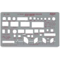 Chartpak Pickett Architectural Template for Office Equipment planning