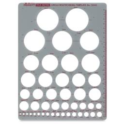 
Chartpak Metric Circle Master Template