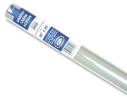 Grafix Clear Acetate Rolls - Acetate Roll shown at angle with label