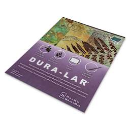 Grafix Dura-Lar Clear Acetate Alternative - 19" x 24" x .003", Pad, 25 Sheets - angled