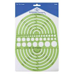 Alvin Templates - Circle Radius Master, 5-1/2" x 11-1/2", front of packaging